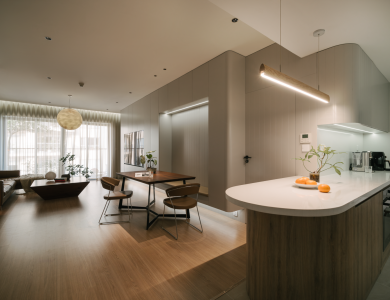 Cải tạo căn hộ 112 m2 với nội thất lỗi thời thành không gian hiện đại