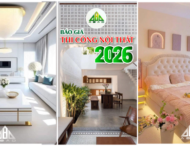 Báo giá thi công nội thất 2026 | ABA DESIGN – Uy tín & chuyên nghiệp