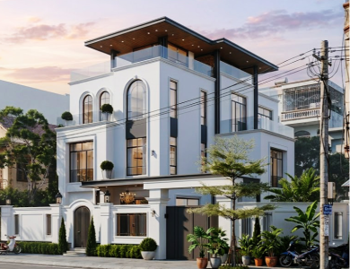 Biệt Thự Hiện Đại 3 Tầng Sang Trọng – Thiết Kế Kiến Trúc Đẳng Cấp