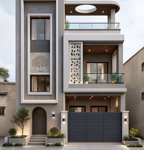 Xu hướng thiết kế nhà phố 2026 hiện đại và những mẫu nhà phố 5m đẹp