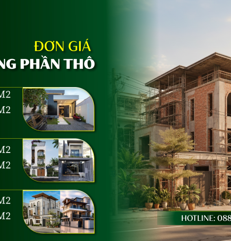 Báo Giá Xây Dựng Phần Thô Mới Nhất 2026 | Thi Công Uy Tín – ABA Design