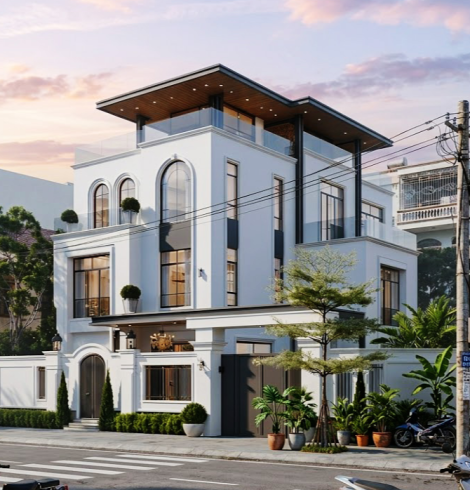 Biệt Thự Hiện Đại 3 Tầng Sang Trọng – Thiết Kế Kiến Trúc Đẳng Cấp