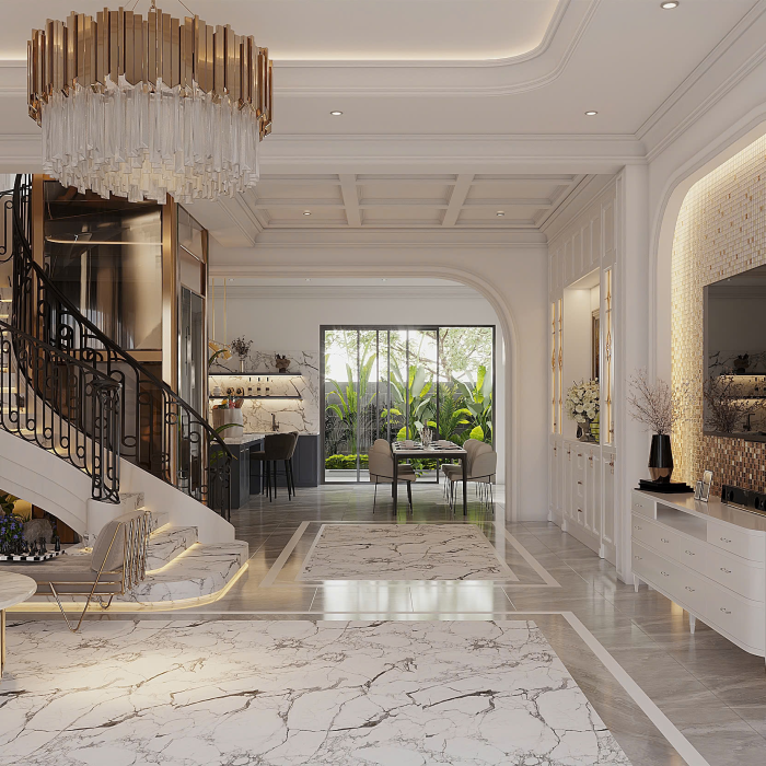 Thiết kế Nội Thất Tân Cổ Điển nhà chị Hà _Thủ Đức