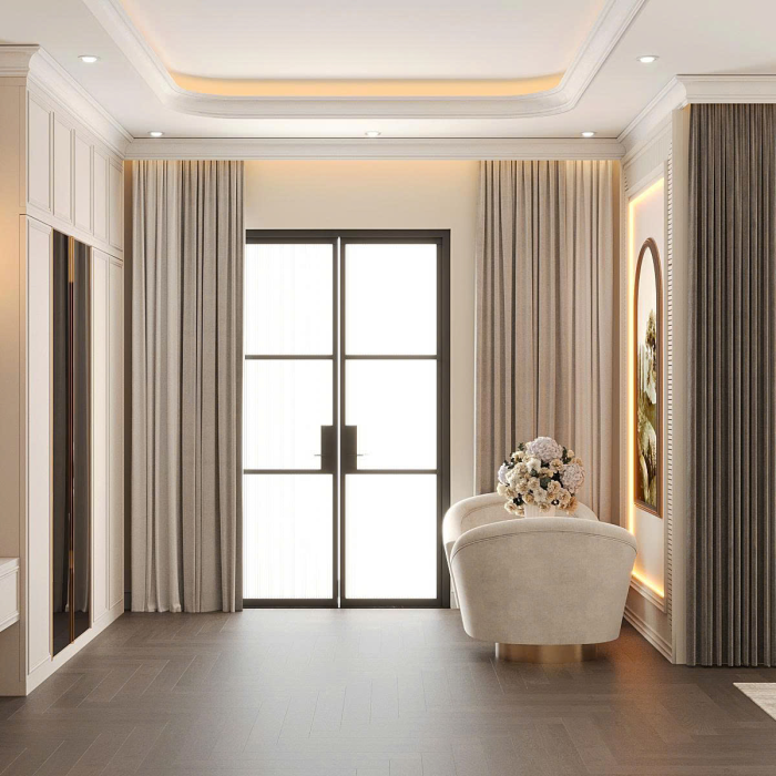 Thiết kế Nội Thất Tân Cổ Điển nhà chị Hà _Thủ Đức