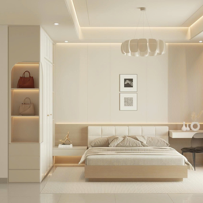 Thiết kế thi công nội thất phòng ngủ đẳng cấp cùng ABAD