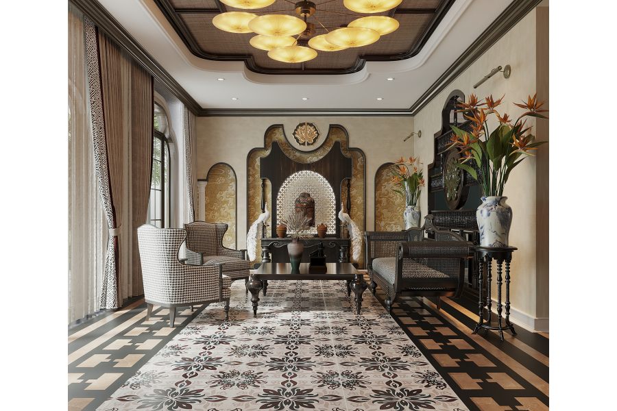 Thiết kế Khách sạn Phong Cách Indochine