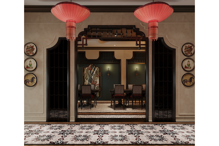 Thiết kế Khách sạn Phong Cách Indochine