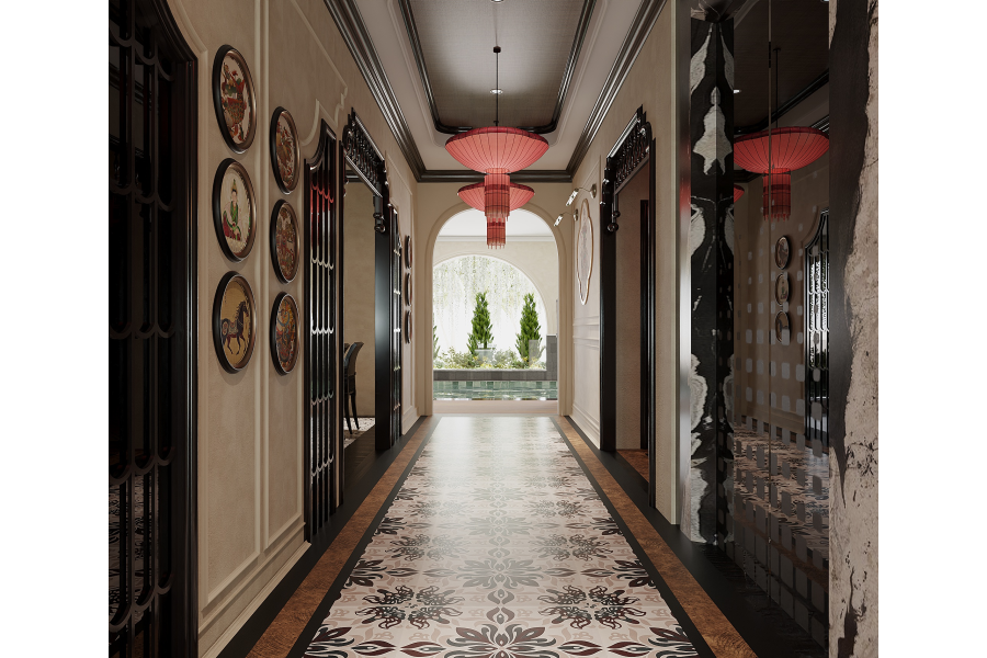 Thiết kế Khách sạn Phong Cách Indochine