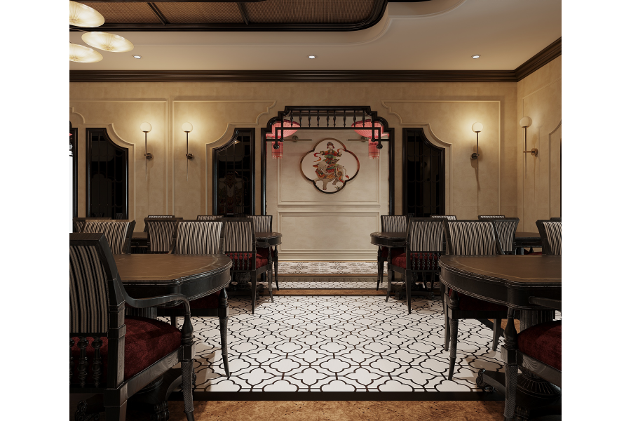 Thiết kế Khách sạn Phong Cách Indochine