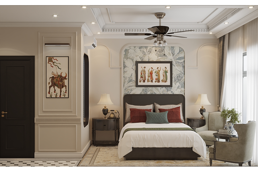 Thiết kế Khách sạn Phong Cách Indochine