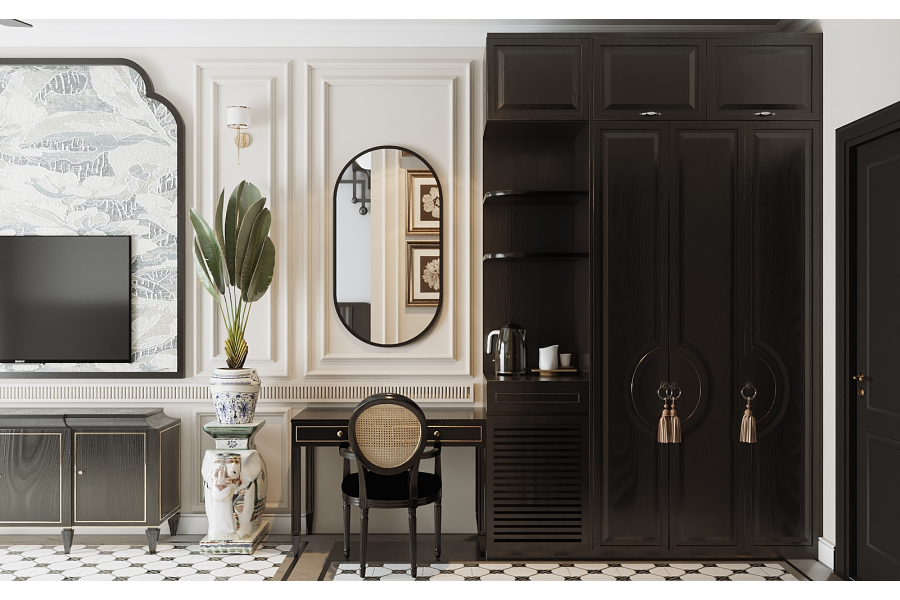 Thiết kế Khách sạn Phong Cách Indochine