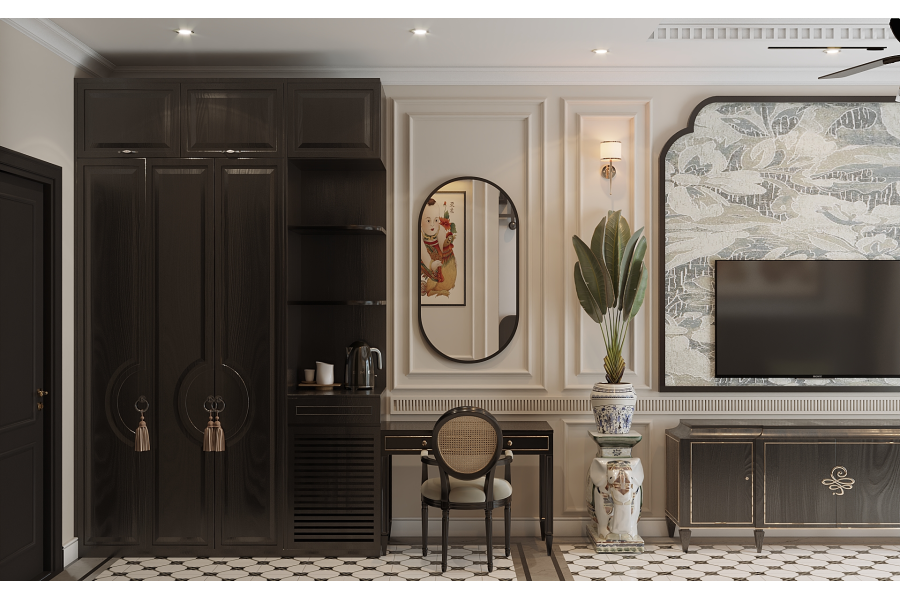 Thiết kế Khách sạn Phong Cách Indochine
