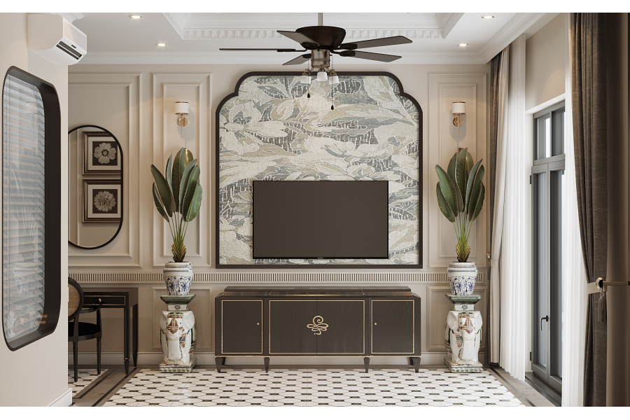 Thiết kế Khách sạn Phong Cách Indochine