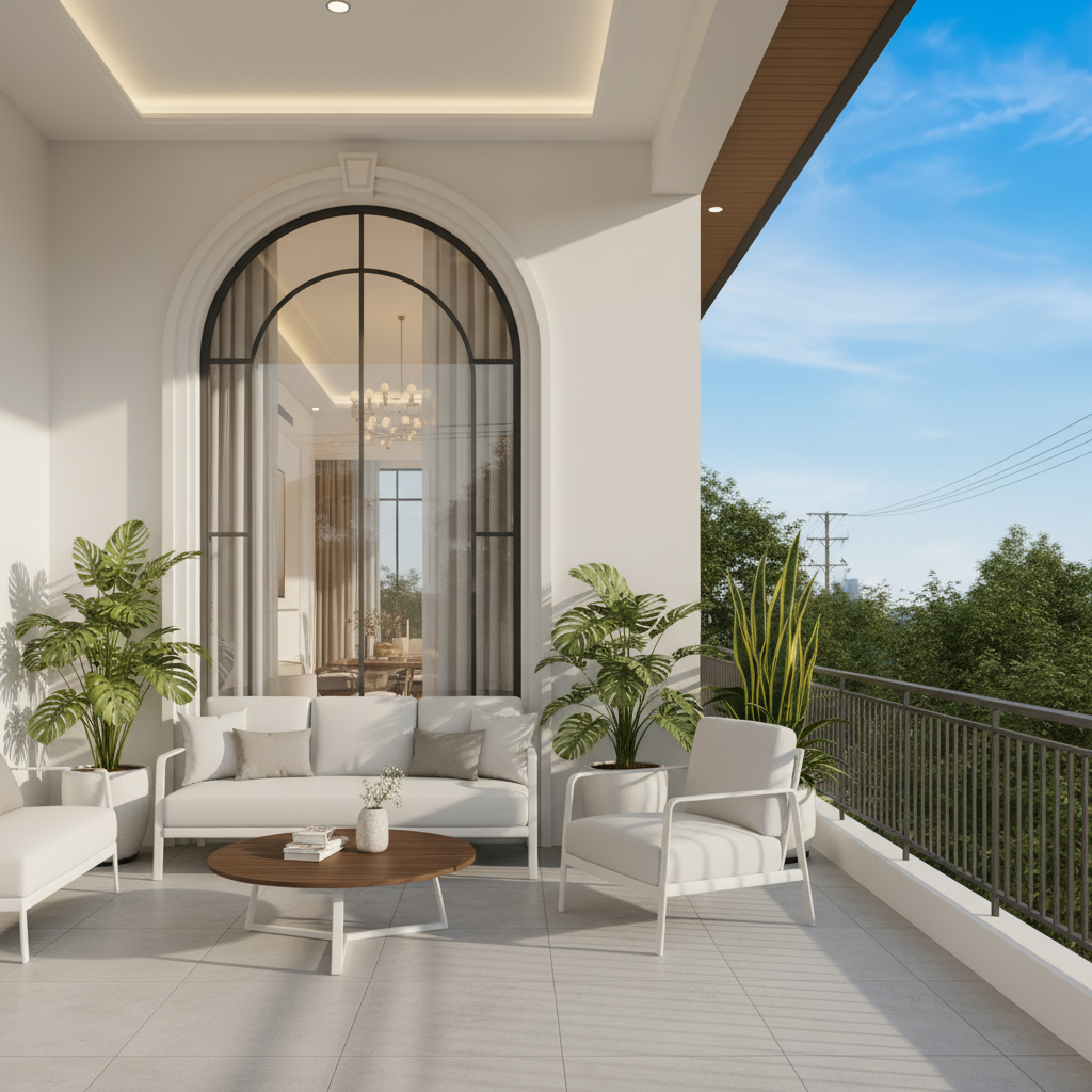 biệt thự hiện đại 3 tầng