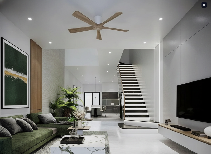 Mẫu nhà ống đẹp, tiện nghi và hiện đại