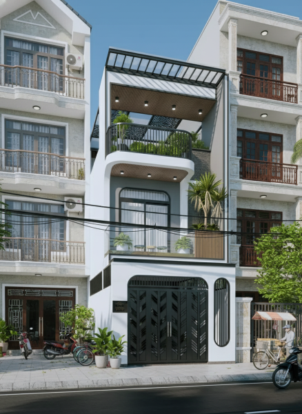 mẫu nhà 2 tầng hiện đại 2026