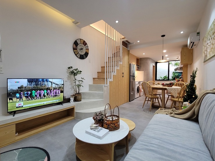 Ngỡ ngàng ngôi nhà 34m2 “ăn gian” diện tích sau khi cải tạo