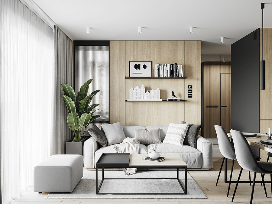 Những nguyên tắc thiết kế nội thất phòng khách bạn cần biết