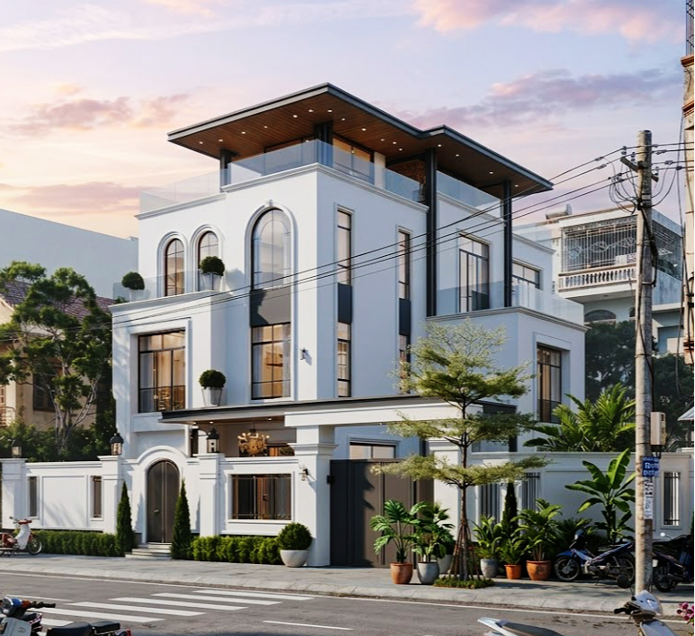 Biệt Thự Hiện Đại 3 Tầng Sang Trọng – Thiết Kế Kiến Trúc Đẳng Cấp